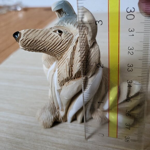 Vintage Artesania Rinconada Collie Dog figurine Handmade Uruguay Ceramic 3" tall - Picture 14 of 15